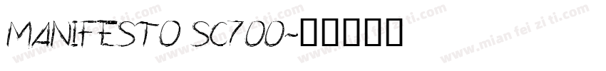 MANIFESTO SC700字体转换